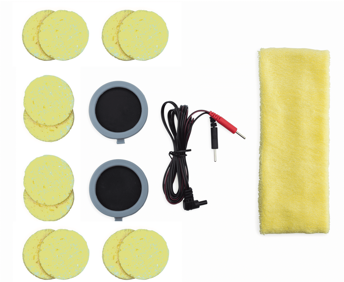 Accessory Kit with Sponges, Wires, Electrodes, Headband for TheBrainDriver v2/v2.1. Ships Worldwide Daily