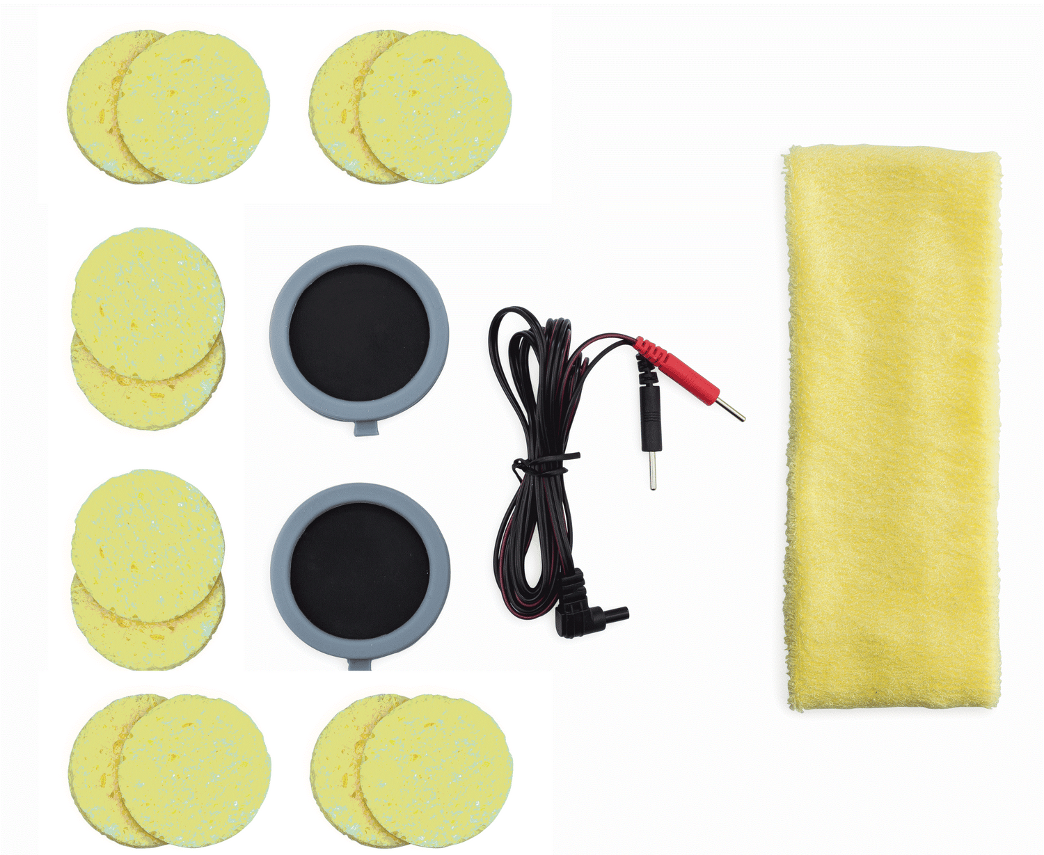 Accessory Kit with Sponges, Wires, Electrodes, Headband for TheBrainDriver v2/v2.1. Ships Worldwide Daily